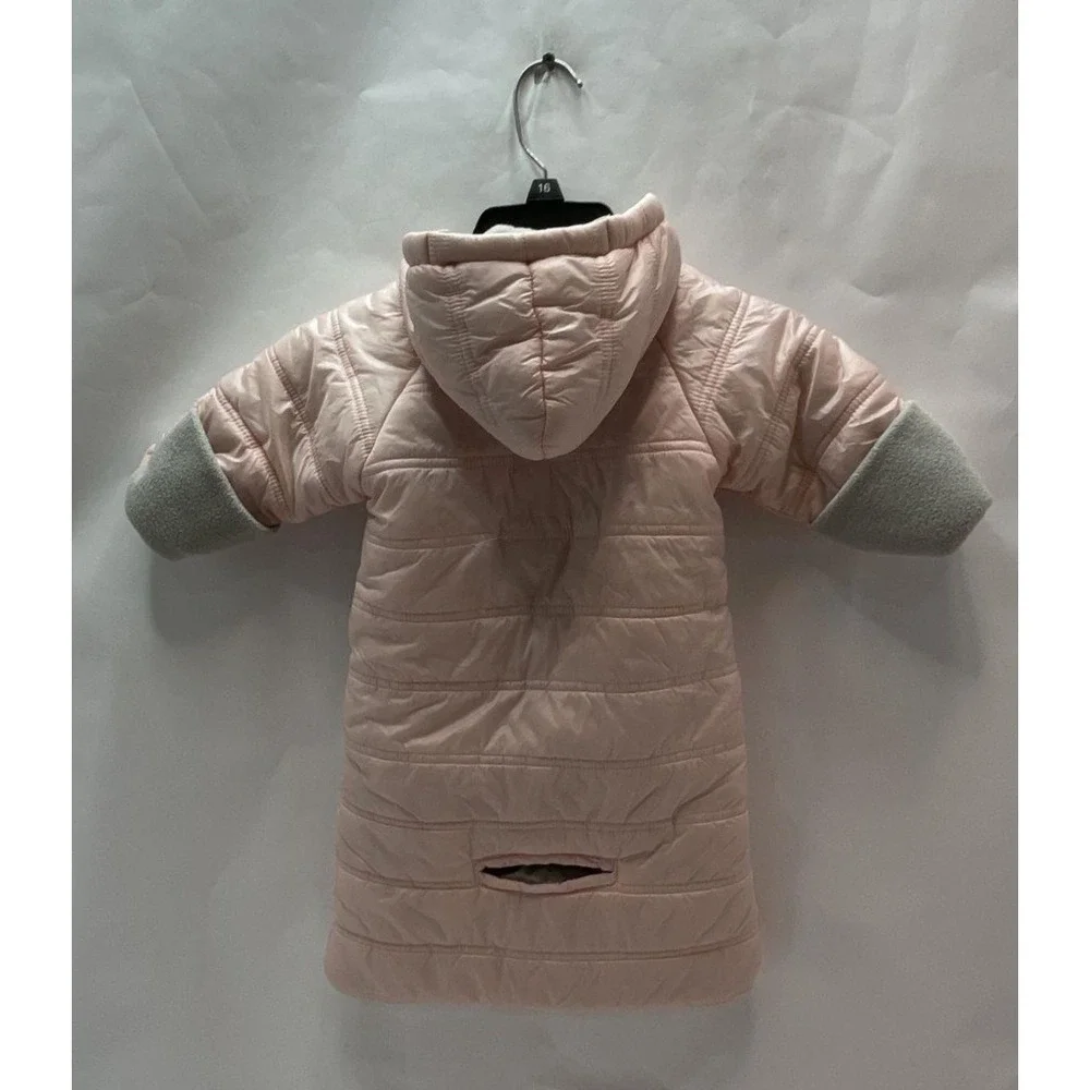 EDDIE BAUER First Adventure Infant Pink Quilted Bunting Snowsuit 3-6M